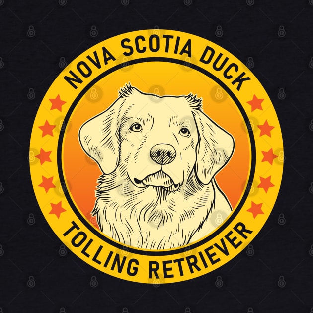 Nova Scotia Duck Tolling Retriever Dog Portrait by millersye
